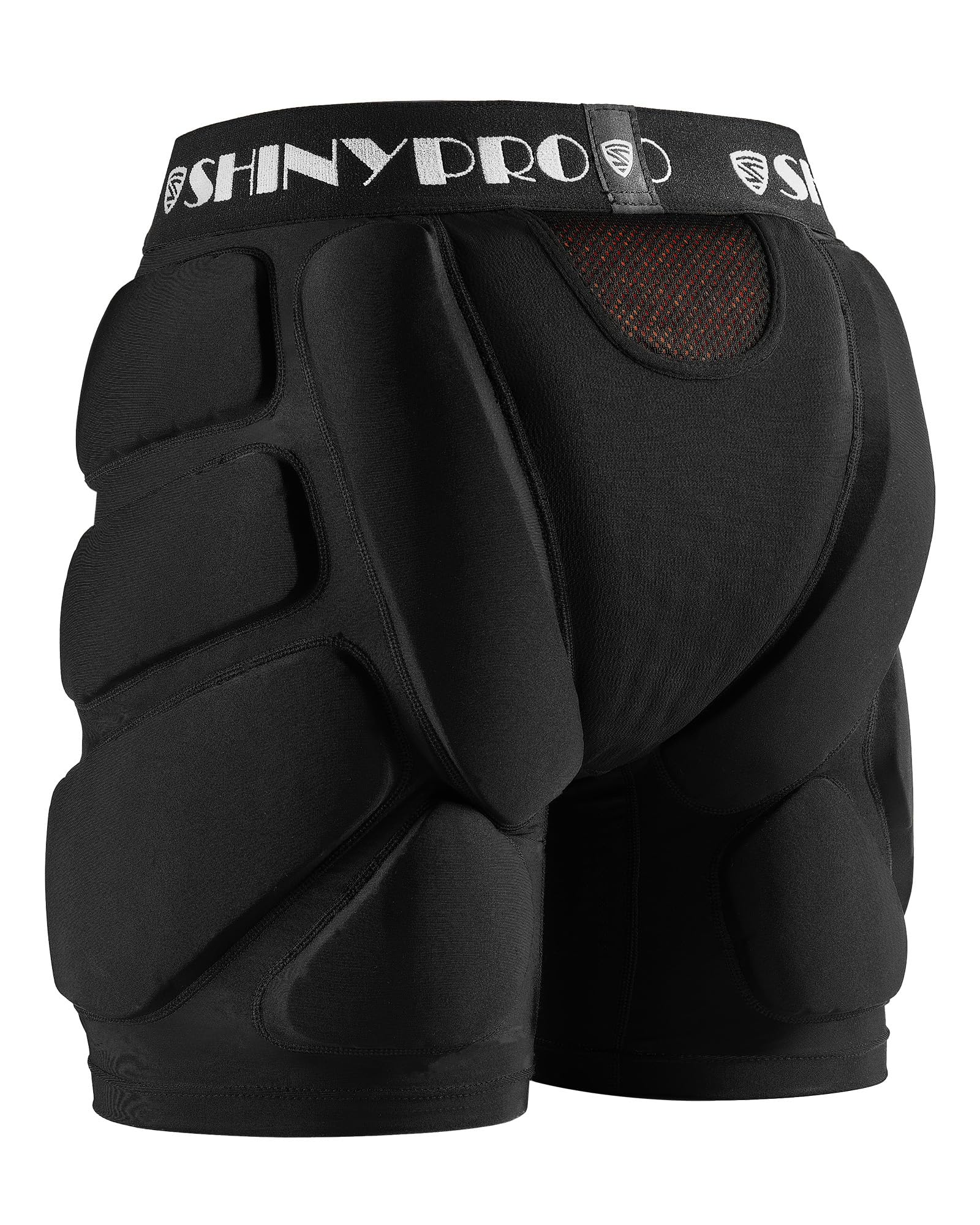 Photo 1 of (SMALL) SHINYPRO Protective Padded Shorts for Snowboarding and Skating,Tear Resistance Butt Pad Heavy Duty Protection,All Pads are Removable Black