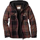 Legendary Whitetails Women's Hooded Shacket Berber Lined Shirt Jacket with Drawstring Hood
