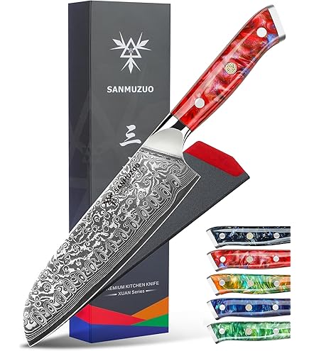 Amazon.com: SANMUZUO Chef Knife - 8 inch - Xuan Series - VG10