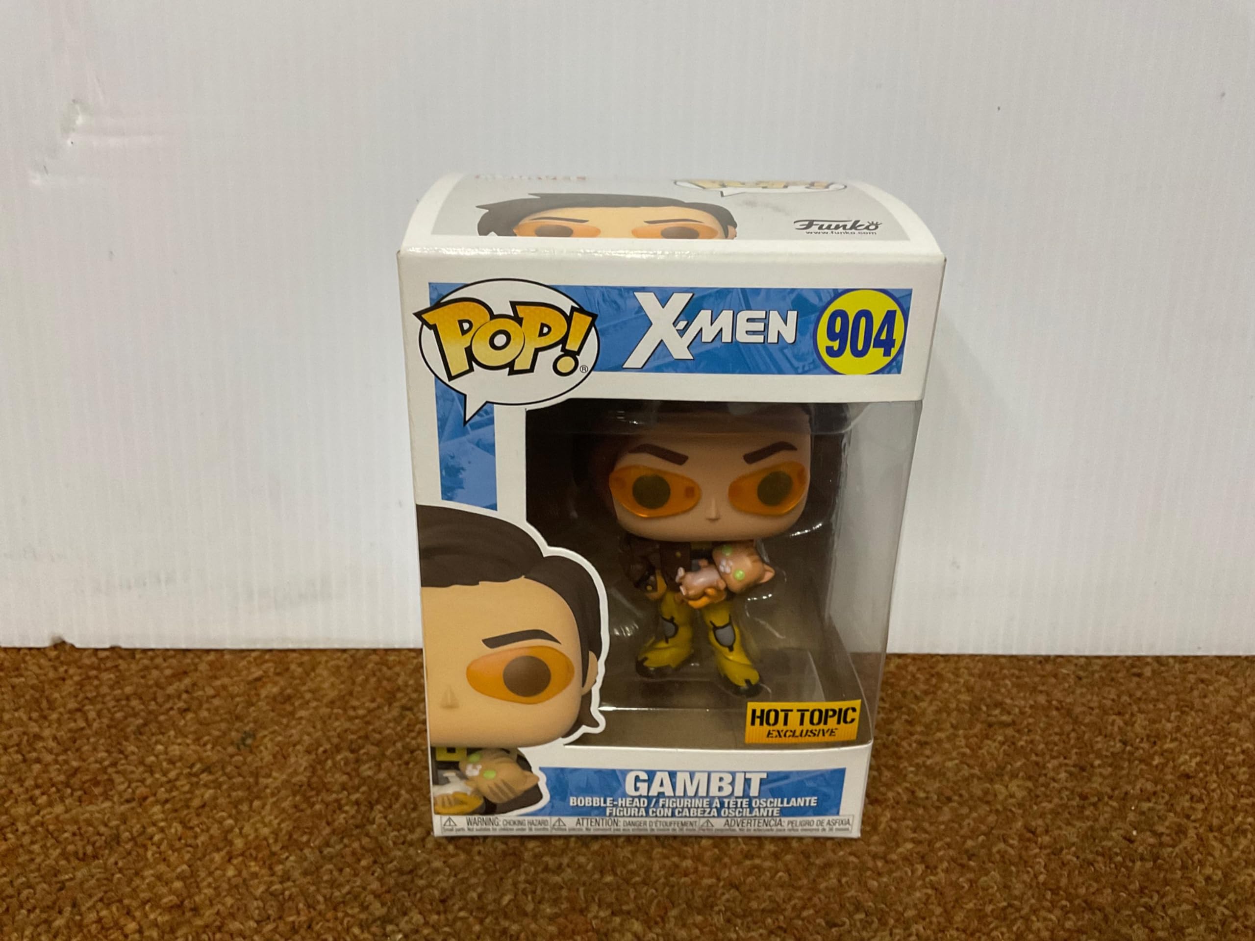 Funko Pop! X-Men Gambit Holding cat Exclusive #904 (fu580885)