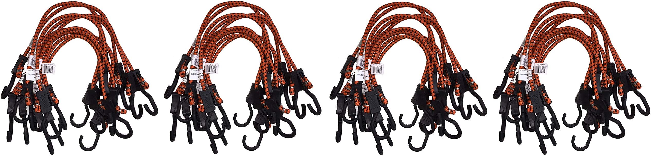 Kotap Adjustable 24-Inch Bungee Cords, 10-Piece, Item: MABC-24 (Fะพur Paัk)