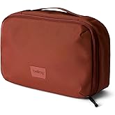 Bellroy Hanging Toiletry Kit (hanging 3 liter toiletry bag for men and women, and designed for travel) - Clay