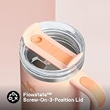 STANLEY Quencher H2.0 FlowState Tumbler 0.89L Orange Cream view 5