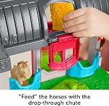 Fisher-Price Little People Toddler Horse Stable Playset HWR84 with Sounds view 4