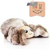 Tiralia Heatable & Coolable Lying Spider Stuffed Animal, Microwave Heating Pad for Period Cramps, Stuffed Spider Plushie Cute Plushies, Stuffed Plush Gifts for Girls & Boy