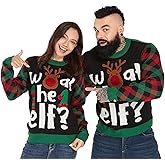 Men`s Ugly Christmas Sweater Unisex Women`s Funny Novelty Fairisle Pullover for PartyMedium21011-ma