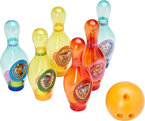 paw patrol light up bowling set
