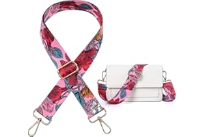 LUCSIS Purse Shoulder Straps Replacement, Adjustable Crossbody Bag Straps, Wide Guitar Straps Various Patterns