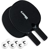 Cannon Sports Unbreakable Table Tennis Set, 2 Paddles &amp; 6 Balls | Waterproof &amp; Weather Resistant, 3-Star Rated Balls, Indoor &amp; Outdoor Use, Textured Grip Handles, Durable Plastic Construction