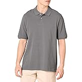 Amazon Essentials Men's Regular-Fit Cotton Pique Polo Shirt (Available in Big & Tall)