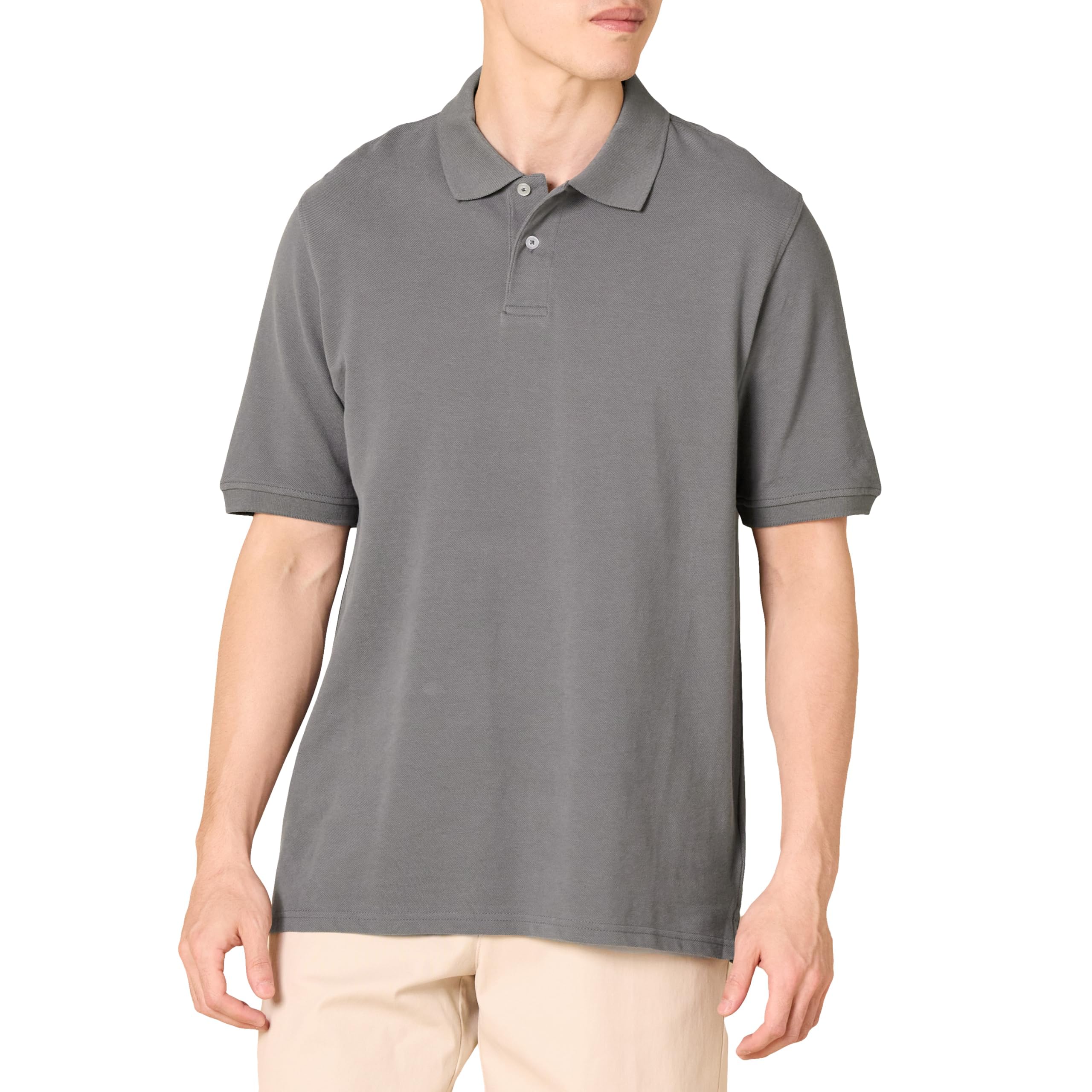 Amazon Essentials Men's Regular-Fit Cotton Pique