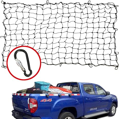 Mesh Truck Ice Man Black Universal Adjustable Elastic Stretchable Cargo Net With Hooks Trunk Car Organizer Storage Universal Cargo Net Nylon Bungee For Car Suv Eventerservice Com