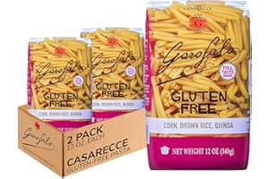 Garofalo - Premium Gluten-Free Casarecce Pasta, Italian Made, Corn, Rice, Potato & Quinoa Blend, Bronze-Drawn, Al Dente (2 pack)