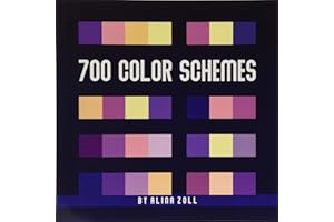 700 Color Schemes: 8.5 x 8.5 Reference Book for Artists, Graphic Designers, Coloring Book Lovers, Drawing and Painting Students