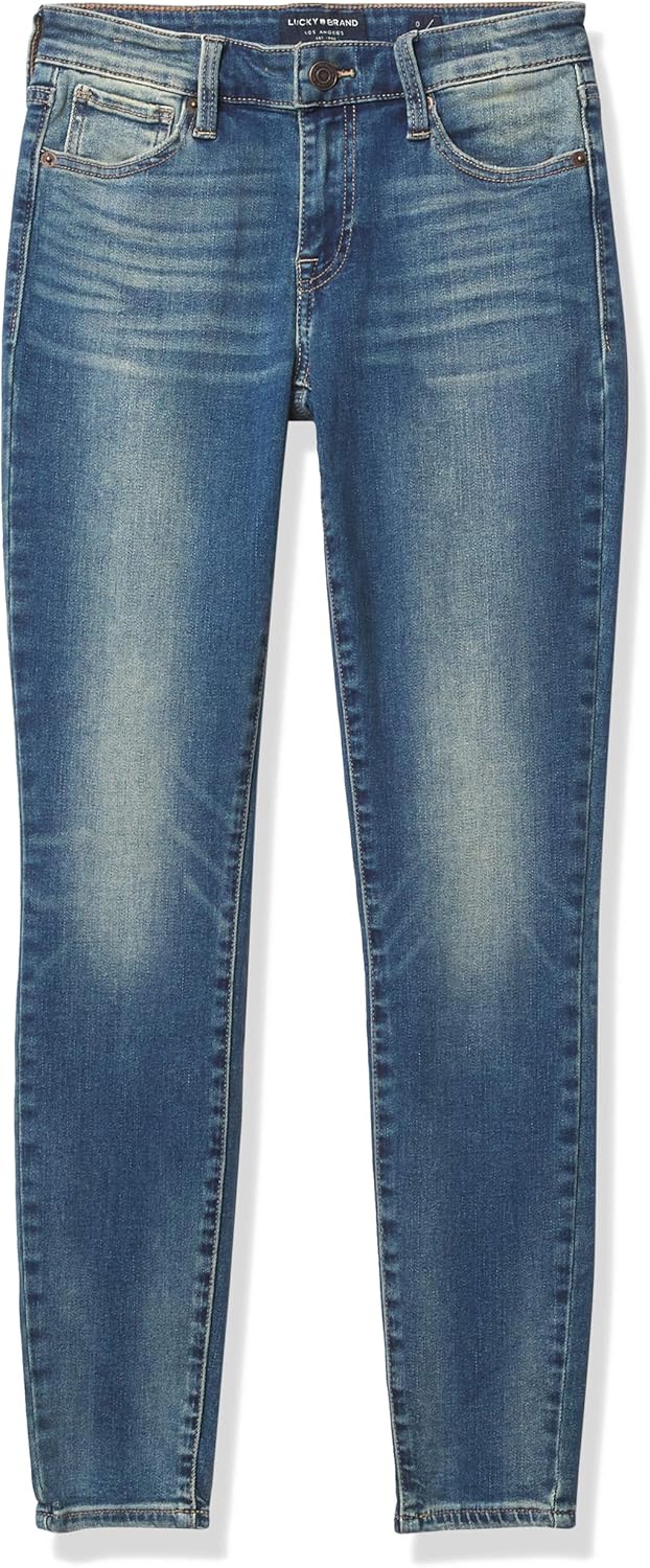 Lucky Brand Women's Mid Rise Ava Skinny Jean at  Women's Jeans store