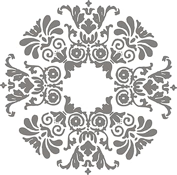 Wall Pops Wpm1768 Grey Kolkata Ceiling Medallion Amazon Com