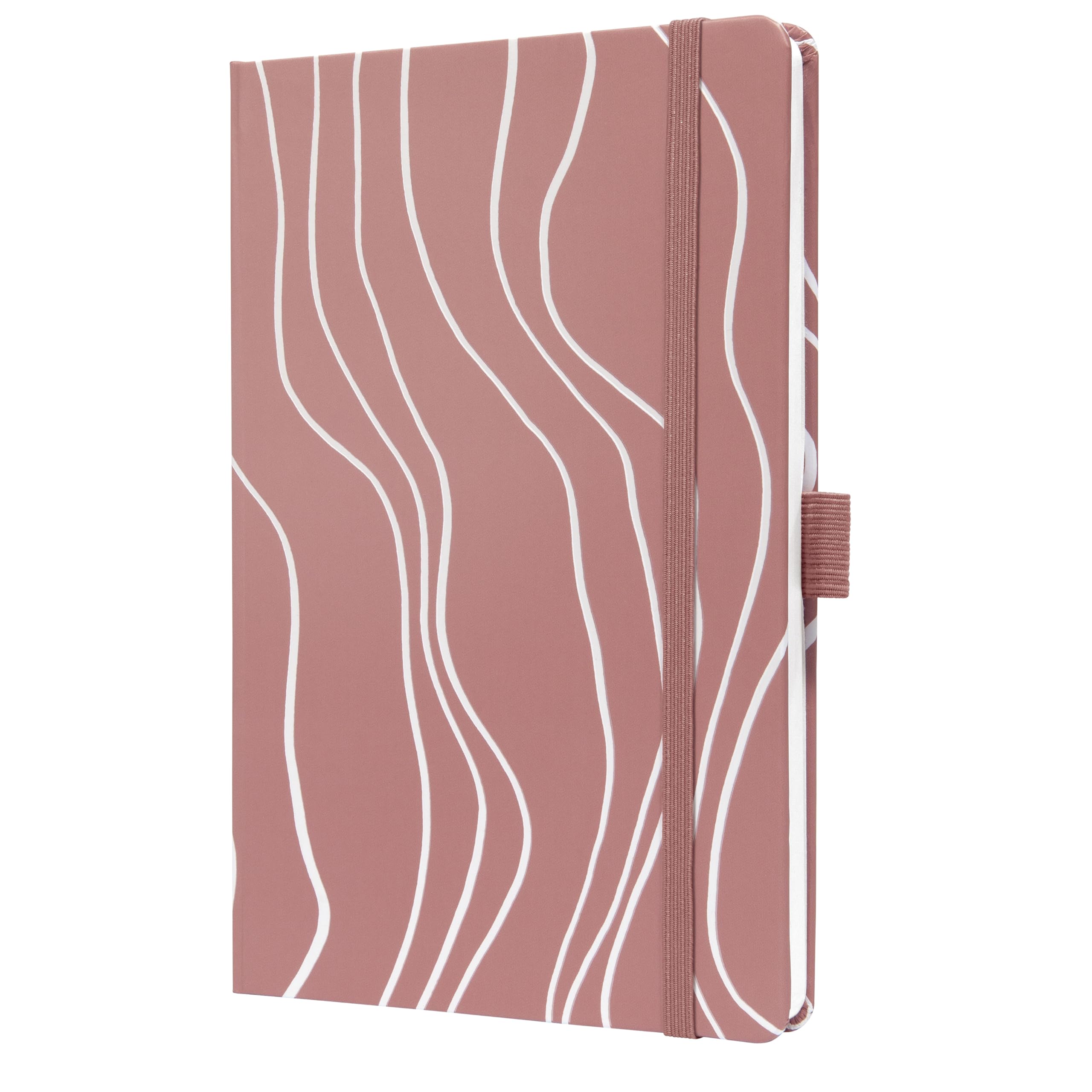 SIGEL J5351 Jolie Weekly Planner 2025, Design Rosy Meringue, 13,5 x 20,3 cm, hardcover, 174 Pages, Rose — image 1