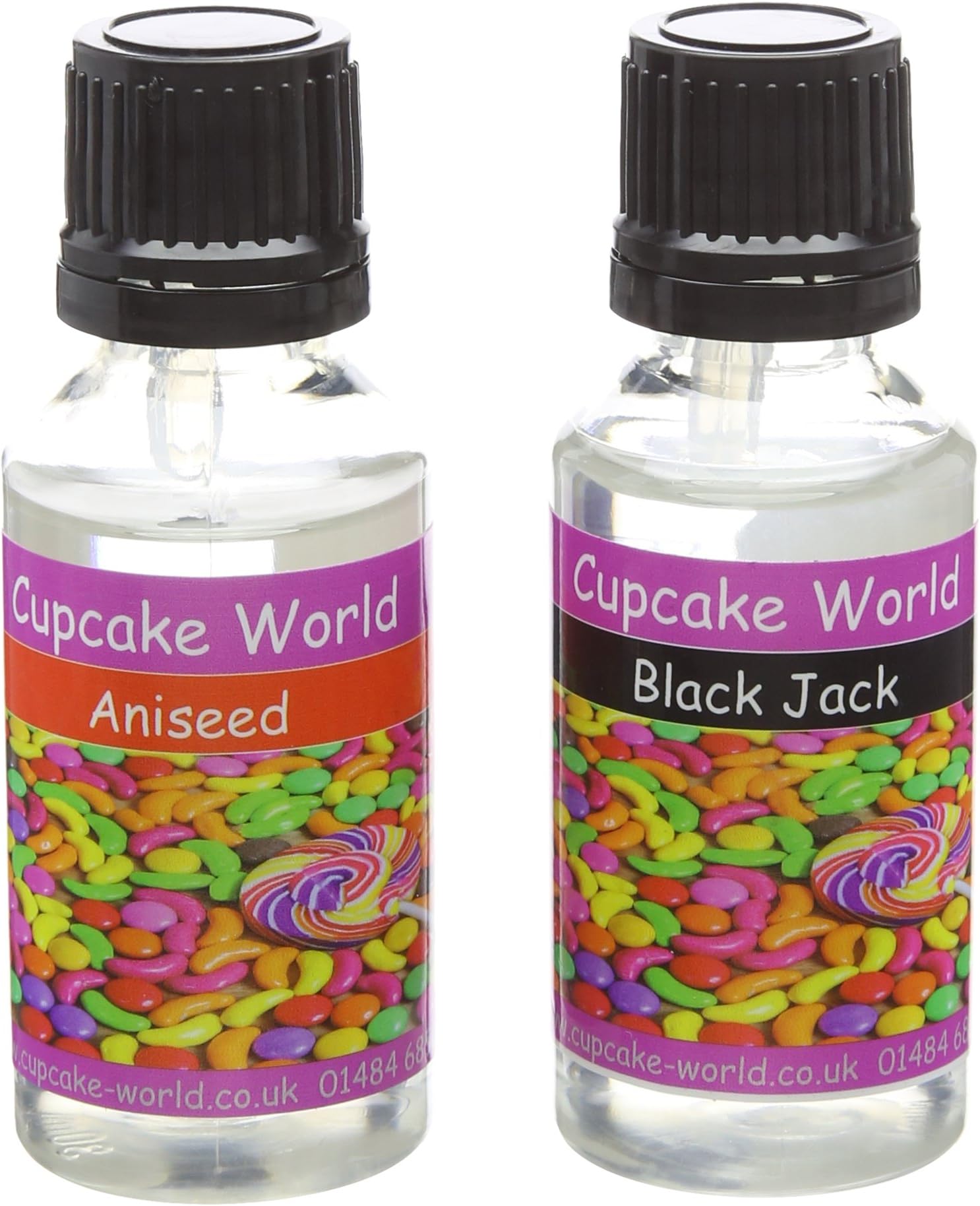 Black Jack and Aniseed Intense Food Flavours (Two 28.5 ml Bottles)