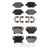 TEC Front Rear Ceramic Brake Pads Kit Replacement