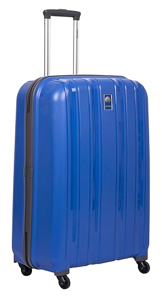Delsey Cervin ABS 80 Cm 4 Wheels Blue Large Hard Suitcase