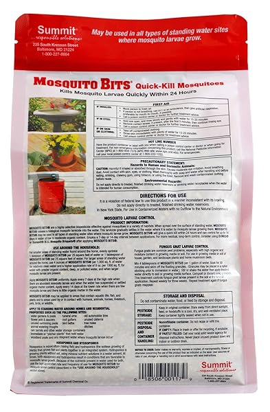 SUMMIT CHEMICAL CO 117-6 30OZ MOSQUITO BITS