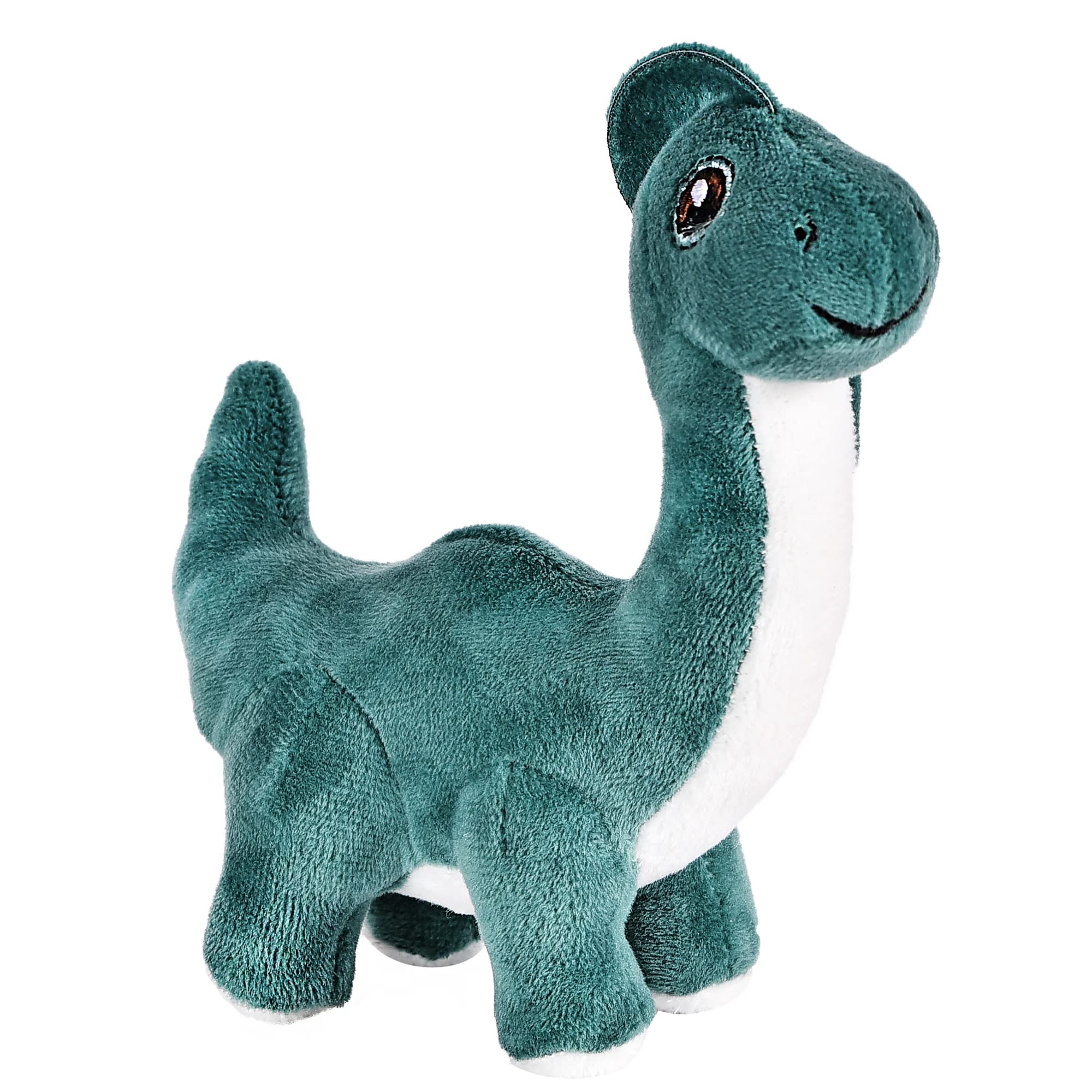 Endangered and Extinct EnE™ Mini Brachiosaurus Dinosaur Soft Plush Toy, 10cm, Cuddly Dinosaur Teddy