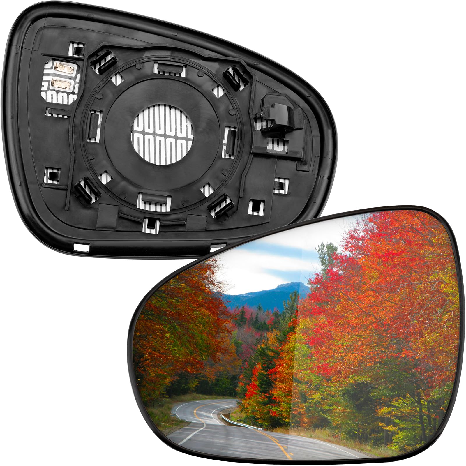 Photo 1 of LOIYLLEN Driver Side Mirror Replacement for Lexus ES350 ES300h GS350 GS450h 2013-2017, LS460 LS600h 2013-2016, CT200h, RC300 RC350 - Left Side Mirror Glass, Rear View Mirrors Glass with Power Heated