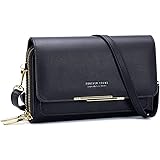Roulens Small Crossbody Shoulder Bag for Women,Cellphone Bags Card Holder Wallet Purse and Handbags