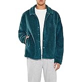Forever 21 mens Plush Drop-sleeve Shacket
