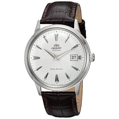 Orient '2nd Gen Bambino Version I' Japanese Automatic Stainless Steel and Leather Dress Watch