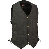 10 Pocket Side Lace Denim Vest 
