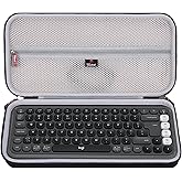 Mchoi Keyboard Case Compatible with Logitech POP ICON Keys Keyboard (Grey, POP ICON Case)
