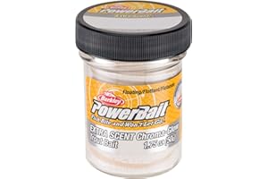 PowerBait Glitter Chroma-Glow Dough Mallow Glow Red Fleck