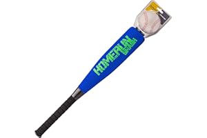 Easton Homerun Smash Foam Bat + Ball Combo | Youth/Kids/Child | 2020 | 24 in Foam Covered Plastic Bat with Monster Barrel | R