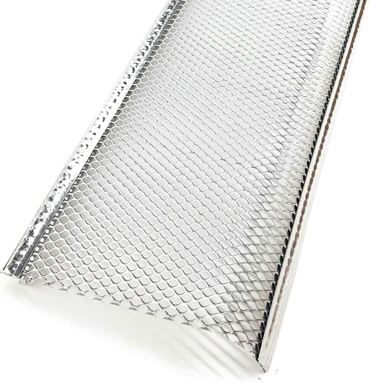 Aluminum Speed Screen Leaf Guard for Gutters (6 INCH, Mill Finish-CASE(5))