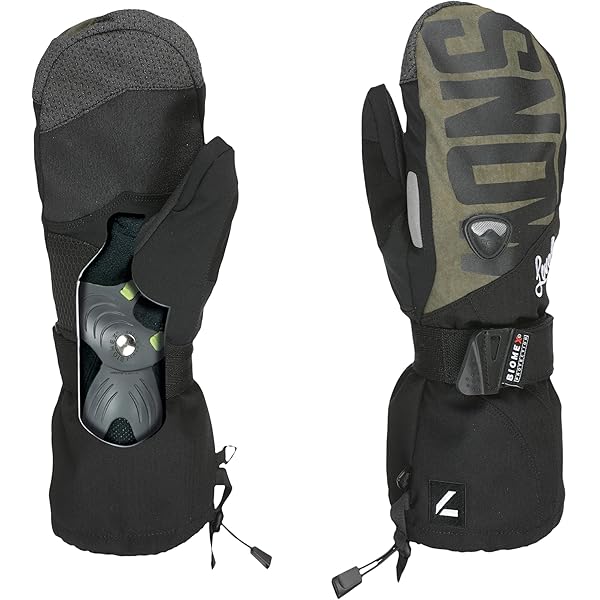 LEVEL Fly Mitt ブラック XXL Amazon.com: Level Fly Snowboard Mitttens with Wrist Guards