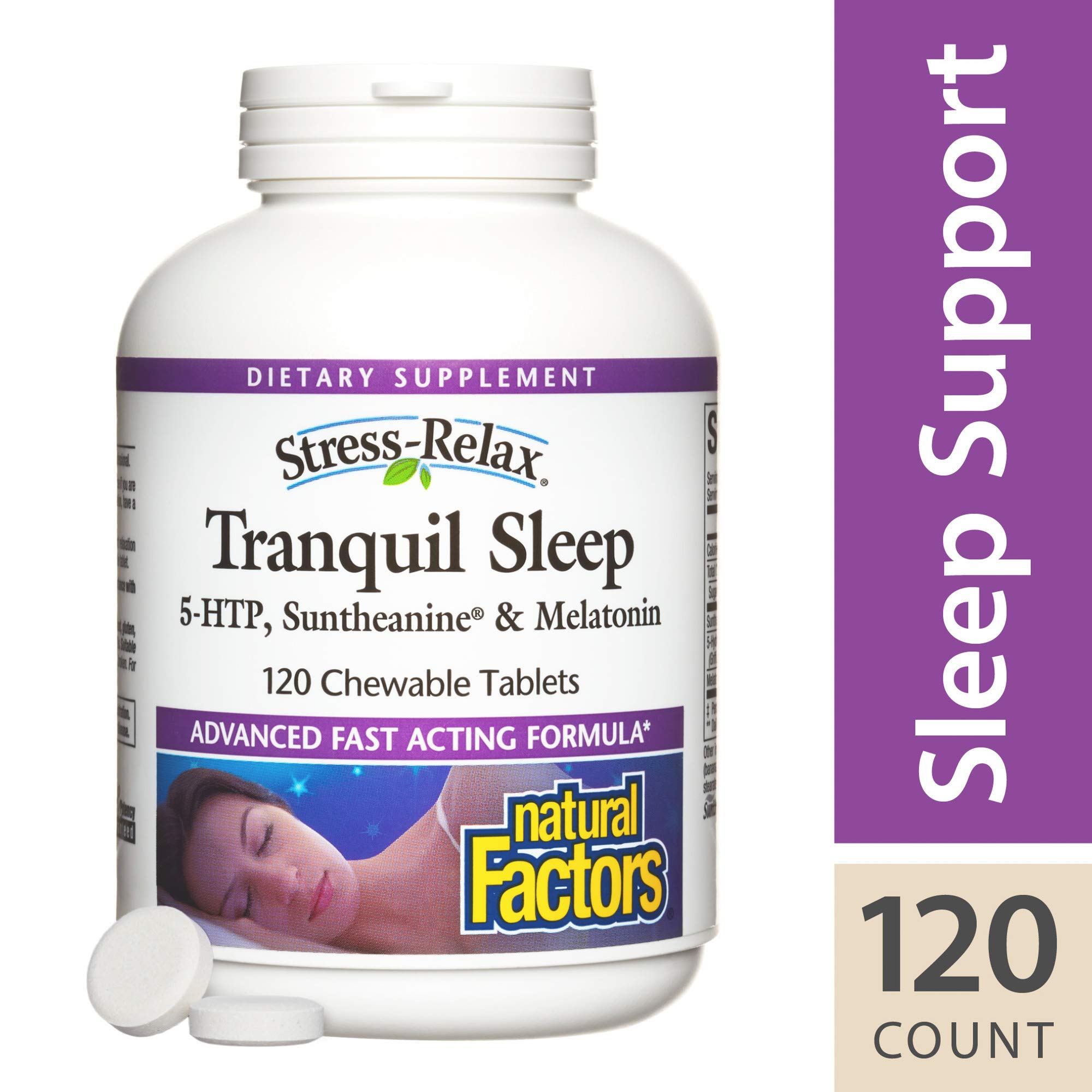 StressRelax Chewable Pharma GABA 100 mg by Natural Factors, NonDrowsy