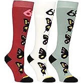 686 Women's Butterfly Sock 3-Pack - Quick-Dry Winter Socks for Snow and Skiing, Arch Support, Reinforced Heel and Toe