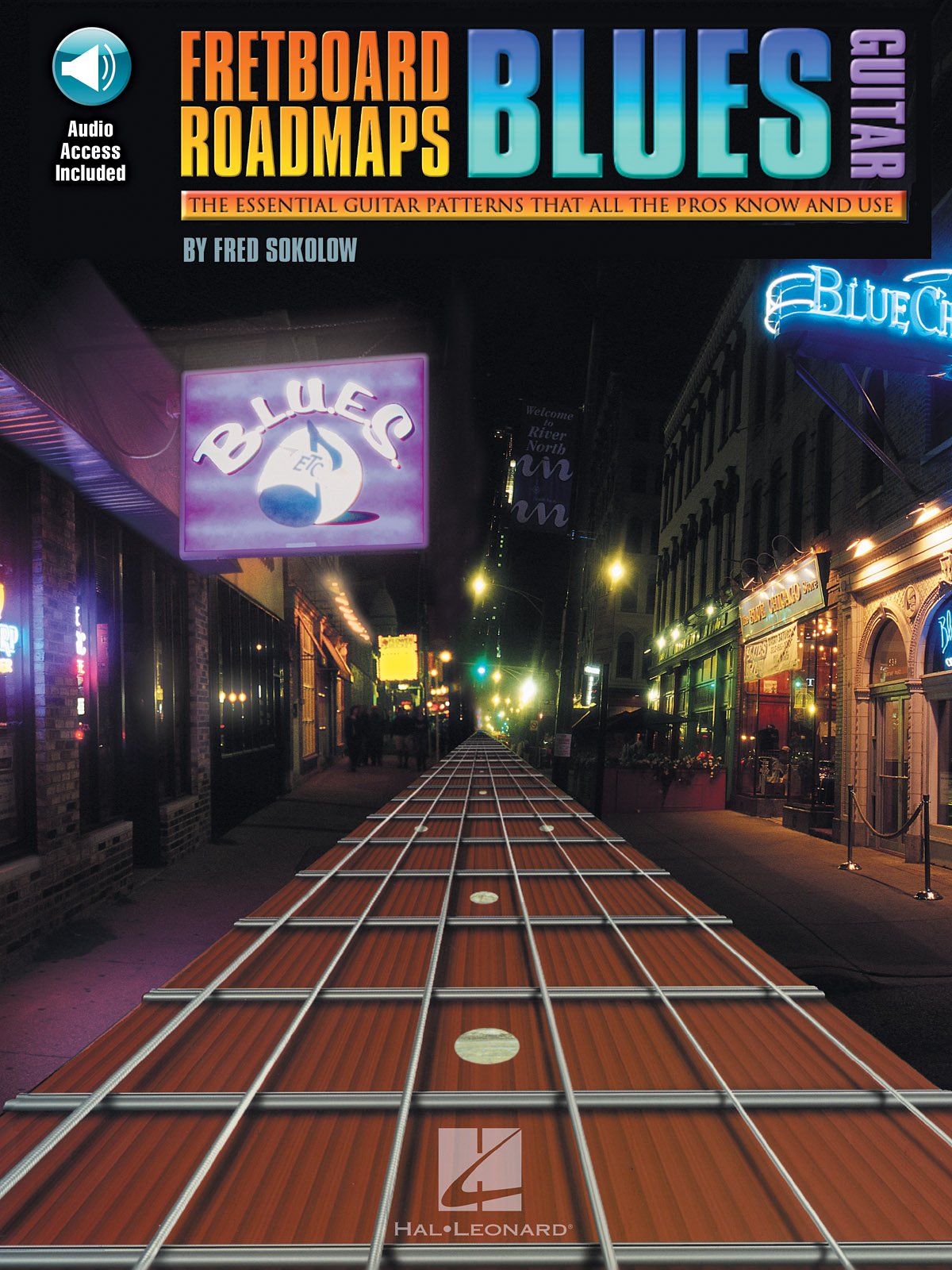 Fred Sokolow Fretboard Roadmaps Blues Guitar Gtr (Book/Online Audio) (Includes Online Access Code)