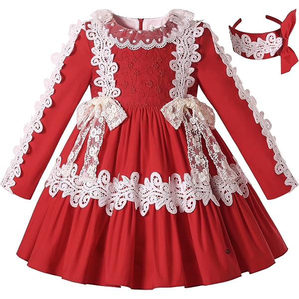 Kids Red Green Plaid Ruffle Button Holiday Christmas Dress 7/8