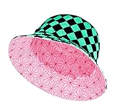 Roffatide Anime Bucket Hat Kamado Tanjirou Kamado