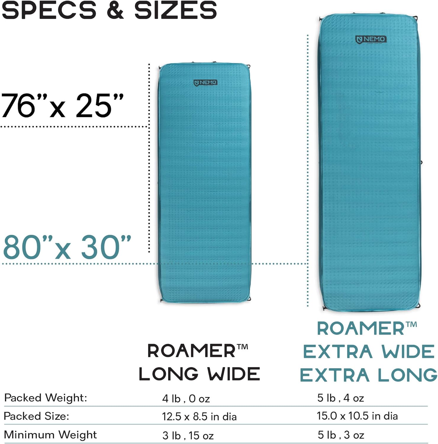 nemo roamer sleeping pad