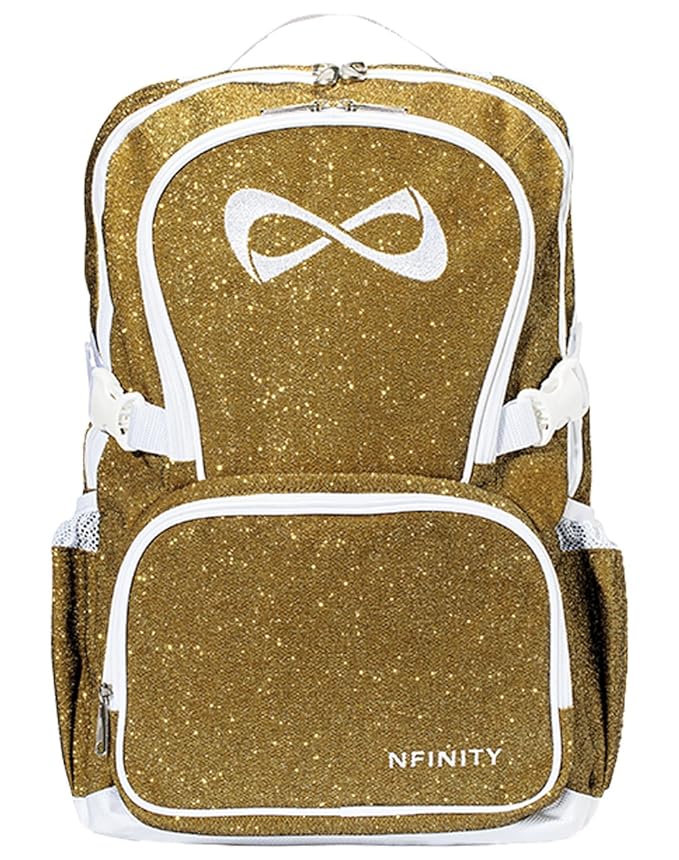 Nfinity Gold Sparkle Backpack (White Logo) Review