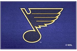FANMATS 10590 St. Louis Blues Starter Mat Accent Rug - 19in. x 30in. | Sports Fan Home Decor Rug and Tailgating Mat - "Music Note" Primary Logo