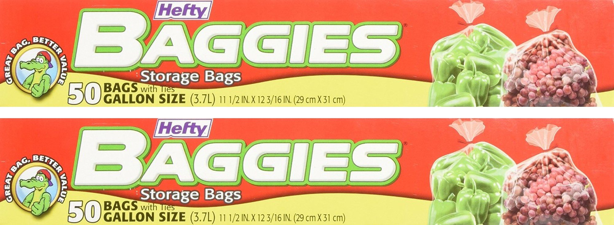 Hefty Baggies Sandwich Bags 150 ct 2 pk Health