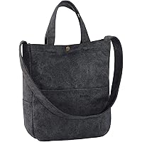 Canvas Tote Purse Handbag Vintage Laptop Shoulder bag School Teacher Work Tool Bag Crossbody with Table Hook Hanger