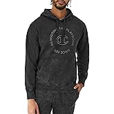 Champion mens Hoodie, Mineral Dye Graphic Hoodie, Fleece Men's Hoodie Sweatshirt