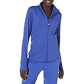 Amazon Essentials Women's Fleece Full-Zip Jacket - Brushed Tech Stretch