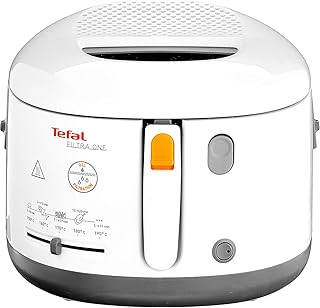 Tefal FF1631 Fritteuse One Filtra / 1.900 Watt / wärmeisoliert/ 1,2 kg Fassungsvermögen / weiß/anthrazit