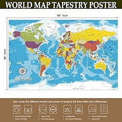 PARTH IMPEX Giant World Map - Large Map Of The